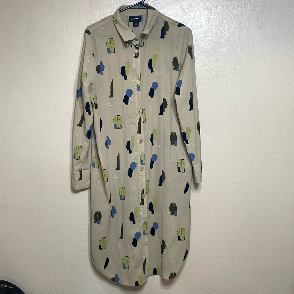Monki abstract print dress